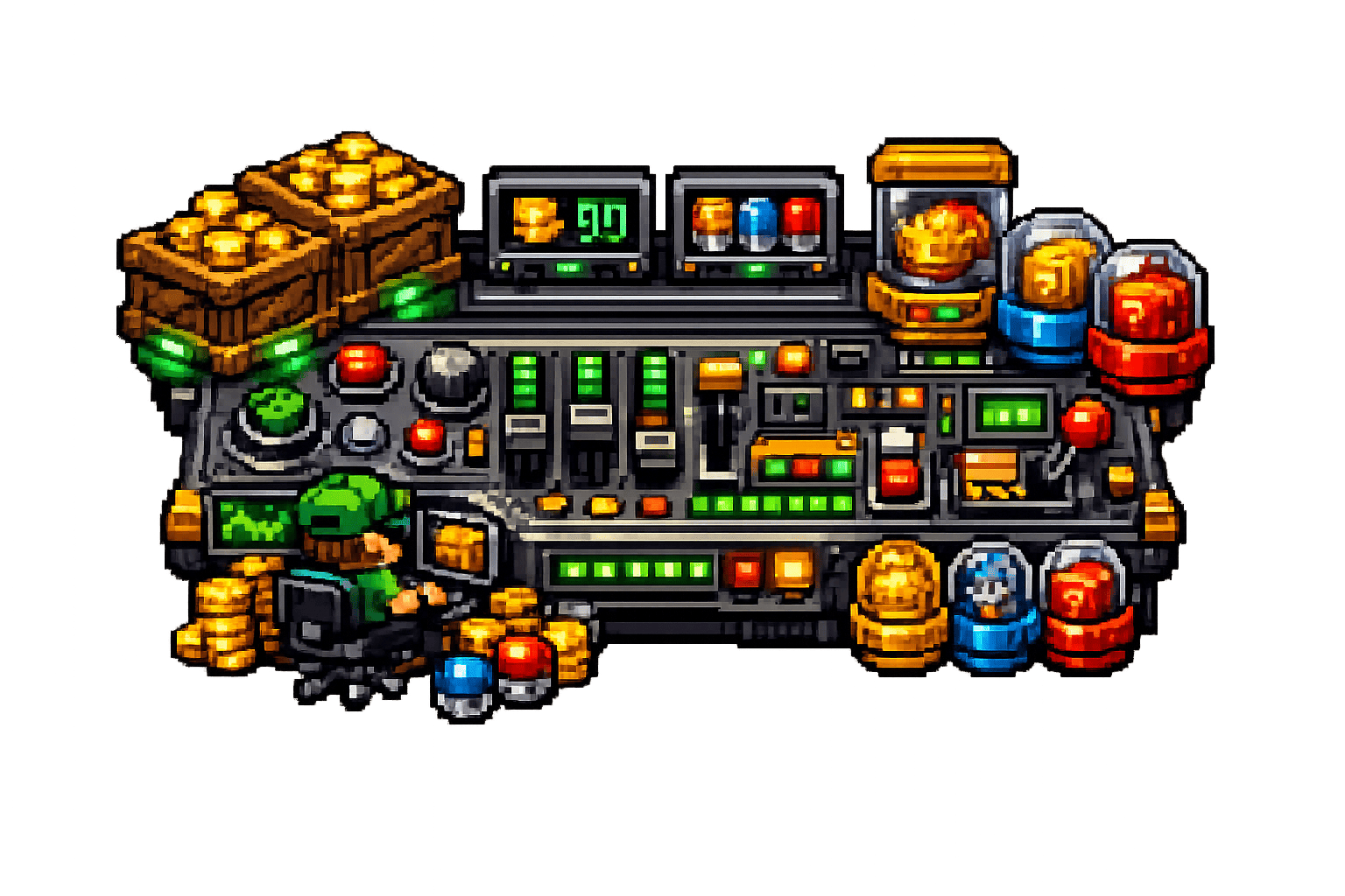 Run the whole drop from one readable control surface.